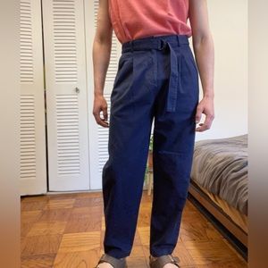 RELAXED BELTED PANTS